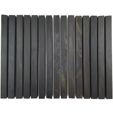 Diy Ebony Wood Unfinished Wood Mahogany East African Ebony Red Sandalwood Wood Slices Wooden Pieces 