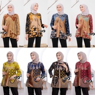 Women's batik modern Women's batik blouse batik Sogan