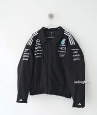 Adidas x Mercedes AMG 重磅聯名F1 一級方程式拉鏈賽車夾克服 外套