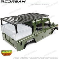RCDREAM Rear Toolbox Storage Roofrack Gantry For RC 1/10 Defender
