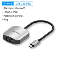 Vention Bộ Chuyển Đổi USB C HDMI 4K Tipe C HDMI Konektor VGA Cho SAMSUNG S20 Surface Pro 7 Huawei P4