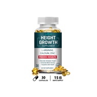 Heightening Supplements - L-Arginine Calcium Zinc Supplement - Boosts Bone Growth - Helps Natural Gr