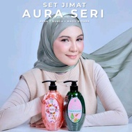 Combo Mandian Aura Seri Gel mandian 7 bunga + Gel mandian bidara
