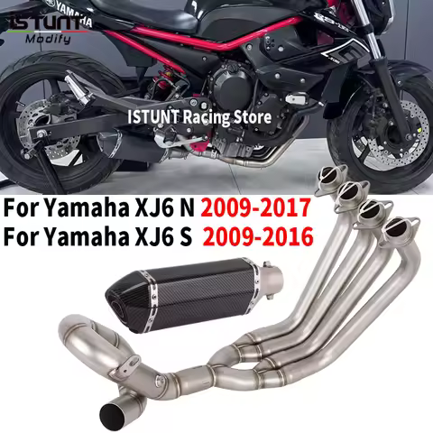 For YAMAHA XJ6N XJ6S XJ6 N S 2009 - 2016 2017 Motorcycle Exhaust Full System Front Link Pipe Connect