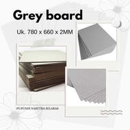 GREY BOARD 1300 GSM 78 X 66 X 2MM 5-Piece/