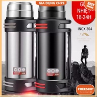 2000ml Thermos Bottle, 1200ml High Quality Thermal Cup, Modern Style, Long Lasting Heat Retention, C
