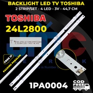 MATA Toshiba Tv Backlight 24L2800VJ 24L2800 Led Light 24inc 4k BL 24inch 4button 3v