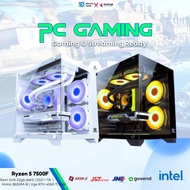 PC Rakitan CPU Only Ryzen 5 7500F	| Ram 2x16 32gb ddr5 |  SSD 1 TB Nvme | VGA RTX 4060 Ti 8gb Zotac