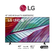 TV LG 43 นิ้ว UHD 4K Smart TV รุ่น 43UR7550PSC ประกันศูนย์1ปี