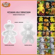 Cetakan Nasi Bento Karakter kura kura beruang kelinci | Cetakan Puding Agar Agar