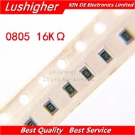 100PCS 0805 SMD Resistor 5% 16K Ohm 1602 163 16Kohm
