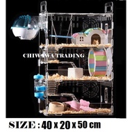 FULL ACCESSORIES【Free Gift】Habitrail Hamster House / Home / Cage Triple Story