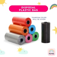 Portable Diaper Disposal Plastic Bag Rubbish Garbage Bag Dispenser Refill Roll Mudah Alih Beg Sampah