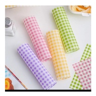 50pcs wax paper baking paper 15x15cm / 15x15 50 checkered sheets