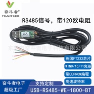 USB-RS485-WE-1800-BT asli FT232RQ kabel komunikasi rangkaian port bersiri industri USB ke RS485
