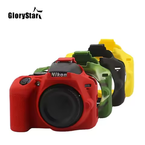 Soft Silicone DSLR Camera Case bag Cover for Nikon Z7 Z6 Z5 D780 D750 D850 D3300 D3400 D3500 D5300 D