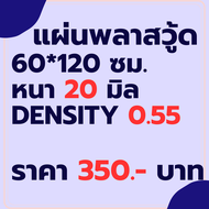 Plastwood แผ่นพลาสวูด 3ถึง25 มิล 60*120 ซม. พลาสวูด พลาสวู้ด