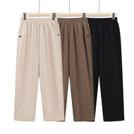 Cropped Silk Pants - Comfortable & Stylish for Mature Women | CK727