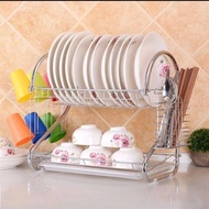 Stainless Steel 2-tier Dish Rack Dish Rack Minimalist Dish Rack Dish Rack