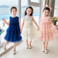 Girls Sweet Western Gauze Fresh [C1408]