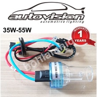 Autovision 55W H1 HID Tuner Bulb WHITE 6000k
