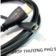 Micro HDMI to HDMI cable 1.5M long / Micro HDMI standard