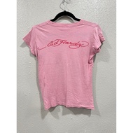 Ed Hardy 100% Cotton Casual All-Match Classic T-Shirt Men Women Same Style