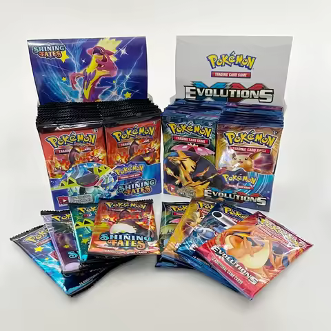 NEW Pokemon Cards GX Tag Team Vmax EX Mega Energy Shining Pokemon Card Game Carte Trading Collection