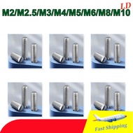 304 stainless steel slotted headless screw (GB878) M2/M2.5/M3/M4/M5/M6/M8/M10 【DD】