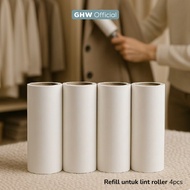 EXCLUSIVE SWITZERLAND Refill Sticky Roller contains 4 pcs, lint roller refill, Dust, lint roller ref
