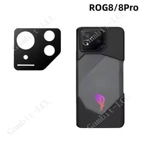 2PCS 3D Black Camera Lens Film For ASUS ROG Phone 8 Pro 6.78" ROG8 Phone8Pro Phone8 8Pro Original Te