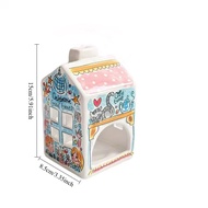 Nordic Ins style ceramic house candle holder decorationaromatherapy candle housefish tank shelter ho