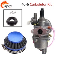 Pocket Bike 47cc 49cc 40-6 engine carb carburetor 2 stroke for Mini Quad ATV Dirt Bike Moto Go Kart 