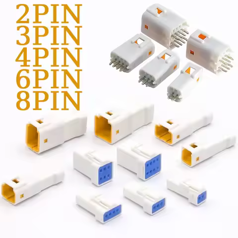 JST JWPF Type Automotive Waterproof Cable Connector 2 3 4 6 8 pin Butt Plug JWPF-VSLE-S 03R-JWPF-VSL