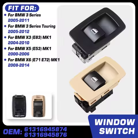Passenger Side Power Window Switch For BMW 3 Series E90 E91 BMW X3 E83 BMW X5 E53 BMW X6 E71 E72 200