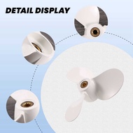 【JJL】-7 1/2X7 สำหรับใบพัดอลูมิเนียม 4Hp 5Hp 6Hp ที่มีสัน 9 ฟันสำหรับเครื่องยนต์เรือหางยาว ใบพัดสำหรั