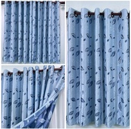 (Curtain Shop459) ผ้าม่านหน้าต่าง ผ้าม่านประตู ตาไก่ ม่านสำเร็จรูป กันแสง85%-90% สีพื้น ผ้าหนา คุณภา