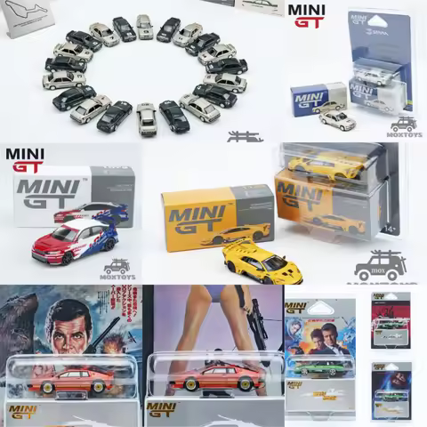 MINI GT 1:64 190E Civic TYPE R XKR GT Evo Esprit Turbo Copper Fire Metallic "For Your Eyes Only" Die