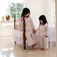 CHILDREN'S LONG-SLEEVED PAJAMAS - BELLE PAJAMAS - COTTON THREAD X ECLAIR