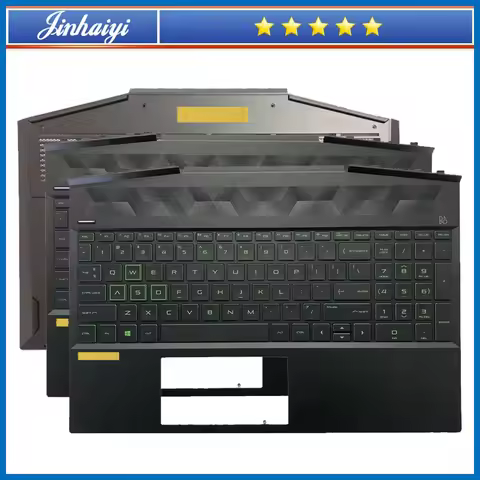 Laptop palm rest keyboard for HP 15-DK TPN-C141 L57593-001 L57595-001 L57596-001 bottom shell L56255
