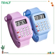 TEALY Electronic Digital Calculator, Multifunctional Cartoon Micro Calculator Watch, Creative Date D