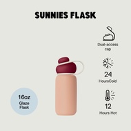 Sunnies Flask 16oz Bubble Flask in Glaze
