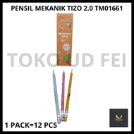 (1 PACK = CONTENTS 12 PCS) MECHANICAL PENCIL 2.0 TM01661 MECHANICAL PENCIL/ 2.0 TIZO MECHANICAL PENC