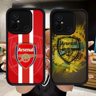 Q125 Arsenal-FC soft Casing for Xiaomi Redmi Note poco 10C A1 C71 F7 M3 C55 7 M4 9C 9T 12C C65 A5 9A