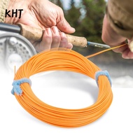 KHJ Floating Fly Fishing Line, 100FT Nylon Fly Fishing Line, Durable 3wt 4wt 5wt 6wt 7wt 8wt Multipl