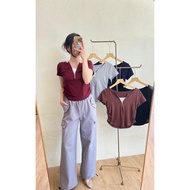 Zipper Top ImportedWanita TW-3355