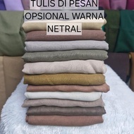 DA84 }} PACKAGE OF 12 PCS SQUARE BELLA SQUARE Soft Comfortable Muslim Hijab Polycotton Hijab