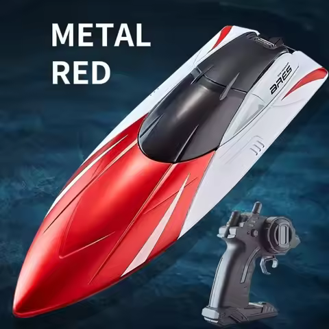 Children Rechargeable Remote Control Boat Waterproof Electric Speed Boat High Speed Double Motor Rac