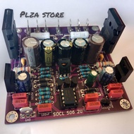 Kit driver power amplifier SOCL 506 TEF double layer 2U cocok untuk lapangan/Rumahan kit rakitan gle