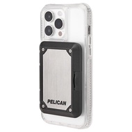 Pelican MagSafe 專用防RFID盜錄軍規防摔卡片收納盒 - 鈦金屬板